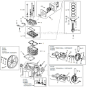 Page B Diagram and Parts List for CIQ71080V 1999 Campbell Hausfeld Compressor